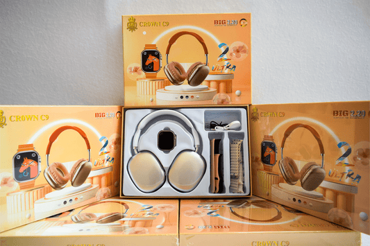 C9 Ultra 2 Smart Watch 7 Straps & P9 Headphones